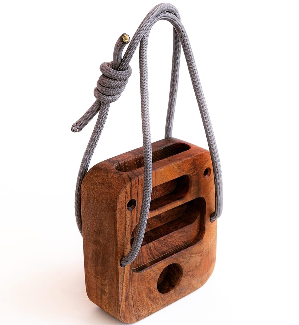 masilas front view showing multiple holds and durable hardwood benefit