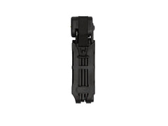 Master Lock unfolded lock securing bicycle frame to pole for protection