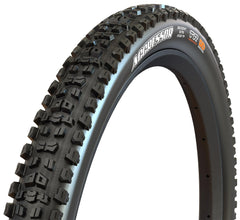 Maxxis Aggressor front profile showing tread, improves rear stability