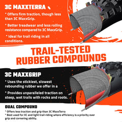 Maxxis Minion DHF mounted on 29" wheel demonstrating fit and profile