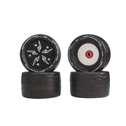 Meepo front wheel set installed on board showing improved stability and control