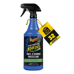Meguiar's spray bottle front view showing product ready for use and easy application
