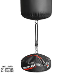 Meister ANKER filled with sand under heavy bag showing improved stability