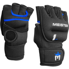 Meister front view of weighted gloves showing compact design and benefit of added resistance