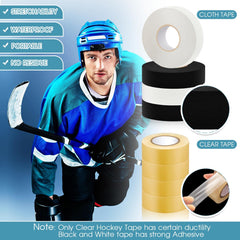 Meooeck tape wrapped on hockey stick showing secure grip during play