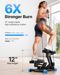 MERACH detached resistance bands displayed for full-body training versatility