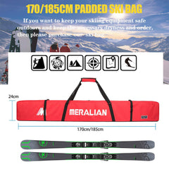 MERALIAN padded shoulder strap and handle for comfortable transport