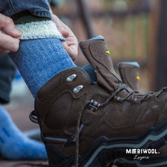 MERIWOOL fabric close-up showing merino texture and soft feel for comfortable wear