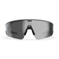 Meta Oakley Vanguard close-up of Prizm Black lens texture, delivering clarity and contrast