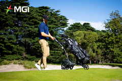 MGI Zip X1 removable battery separated to show easy swap benefit