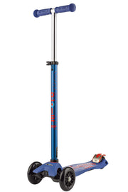 Micro Kickboard Maxi front profile showing stable three-wheel design and safe balance