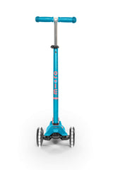 Micro Maxi motion‑activated LED wheel illuminated for added visibility and fun