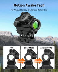 MidTen low profile mount installed for close-quarters use and fast presentation