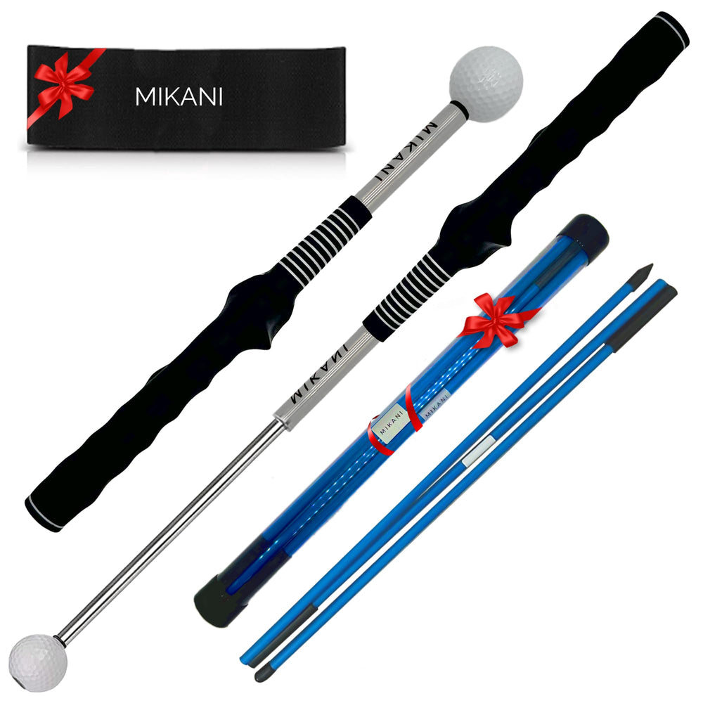 Mikani front kit layout showing all training pieces for compact practice