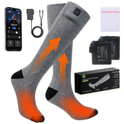 Minthouz front view showing heated socks and comfortable fit for warmth
