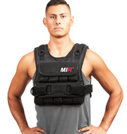 miR short vest front view showing compact profile and secure fit benefit
