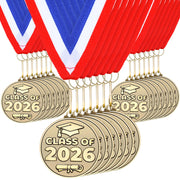 Misdary front-facing medal pack showing CLASS OF 2026 and classic finish, clear presentation benefit