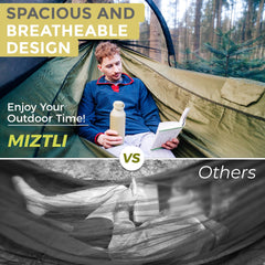 MIZTLI ripstop nylon detail showing durable tear-resistant fabric