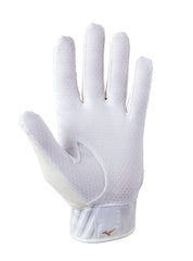 Mizuno MVP palm closeup highlighting nonslip texture and enhanced control