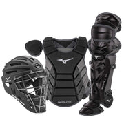 Mizuno boxed kit front packaging showing complete youth catcher set