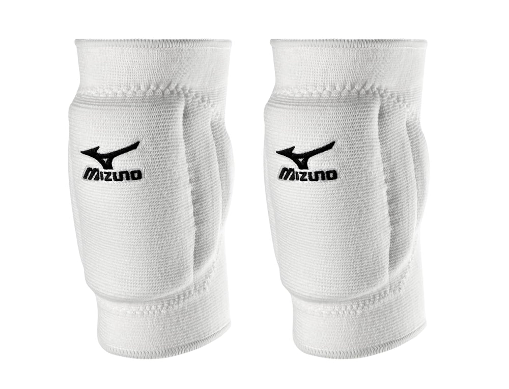 Mizuno T10 Plus front view showing full knee coverage and secure fit