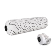 Mobility Nomad front view of inflated roller showing shape and portability benefit