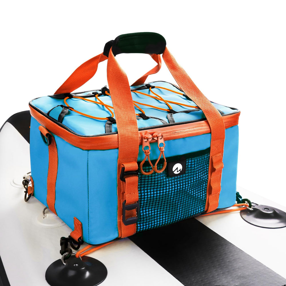 MoiShow front view on board showing compact secure placement and quick access