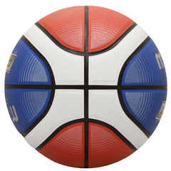 Molten BGMX6-C in-play on outdoor court with player dribbling demonstrating durable performance