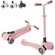 MomnLittle scooter front view showing stable three-wheel design benefit