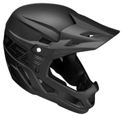 Mongoose Title front view showing full-face protection and secure fit benefit