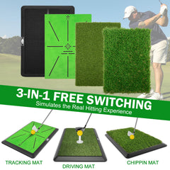 MONOJOY ball holder brackets with replaceable tees and five practice balls for versatility
