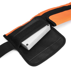 MOOCY stainless steel quick-release buckle close-up enabling fast emergency release