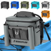 MORXPLOR front view seat-back cooler showing mounted secure fit and easy access