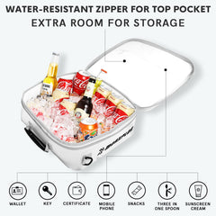 MORXPLOR mesh top pocket detail storing small items for quick access