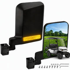 MOSNAI front view large side mirror showing wider rear view benefit