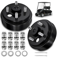 MOSNAI front view of brake drum hub kit showing complete replacement set and fitment benefits