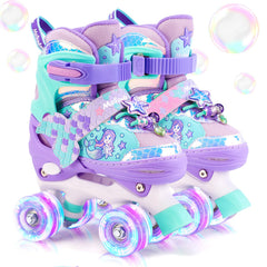 MoSoulais mermaid skates front view showing design and fit benefit visibility