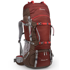 MOUNTAINTOP front view showing pack shape and pockets for organized storage