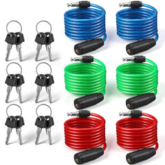 Moxweyeni front view of six-pack locks showing value and contents