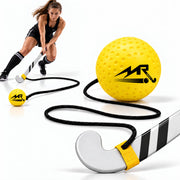 Mr. Assist front view of trainer ball showing durable rebound design and easy practice