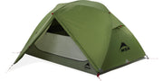 MSR Elixir front exterior pitched, shows reliable waterproof protection
