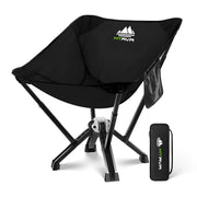 MTRVR front view of chair showing stable frame and comfortable seat for camping