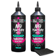 Muc-Off front packaging showing two 1L bottles for long-lasting protection