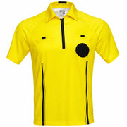 Murray Sporting Goods front view of yellow referee jersey showing professional look