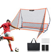 MUVPOH front view of rebounder showing dual-target return and portability benefit