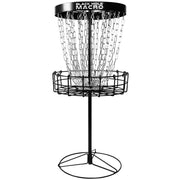 MVP Disc Sports Black Hole Macro front view showing compact basket benefit