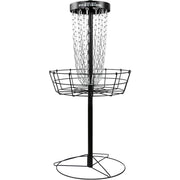 MVP Disc Sports front view of basket showing stable base and catching band for reliable practice