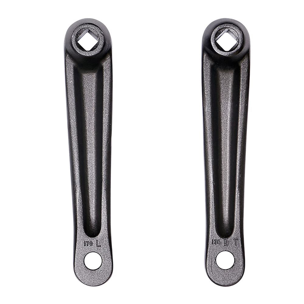 Myccymt crank arm front view showing sleek polished finish and durability