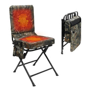 MYDAYS front view camouflage chair showing stable seating and concealment benefit