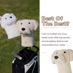mytag Labrador close-up face showing stitched features and durable detail